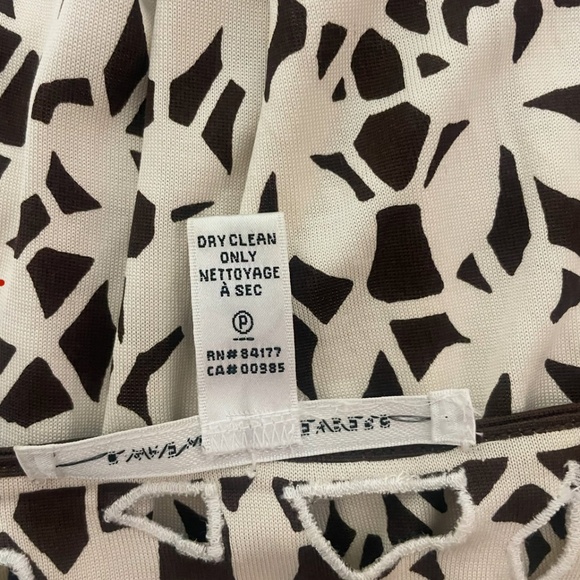 Diane Von Furstenburg Dress Womens 100% Silk Floral Mini Sheath Dress Sz 8 - Picture 10 of 11